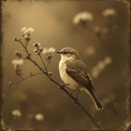 Vintage Bird Portrait Vintage Bird Portrait