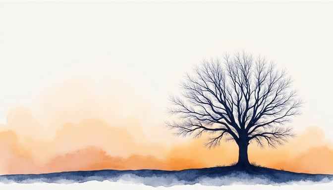 Solitary Winter Dawn