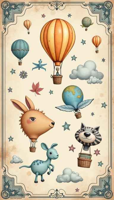 Whimsical Animal Balloons