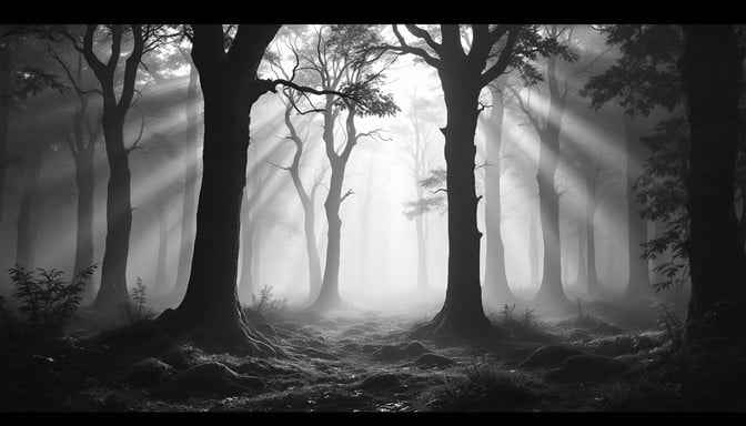 Misty Forest Light Misty Forest Light