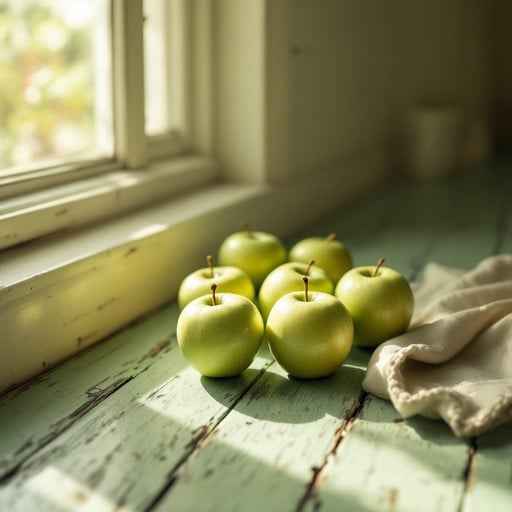 Sunlit Green Apples Sunlit Green Apples