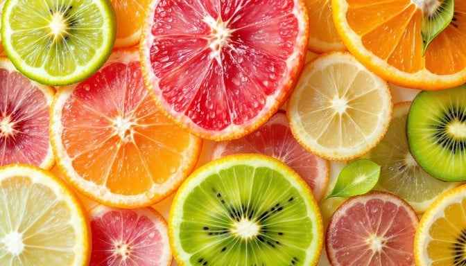 Citrus Rainbow Pattern Citrus Rainbow Pattern