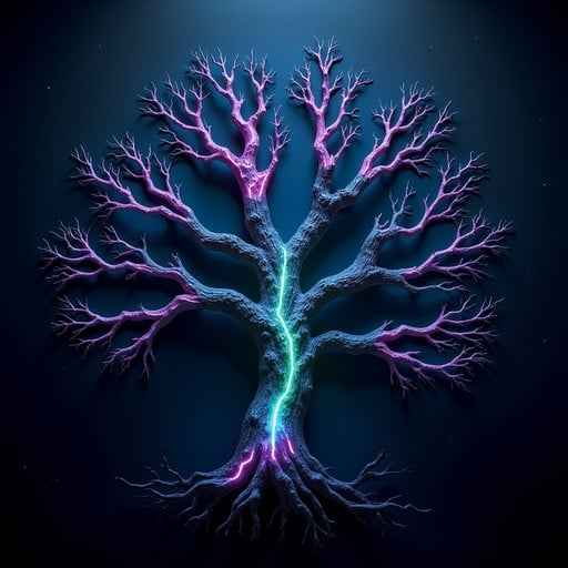 Luminous Fractal Tree Luminous Fractal Tree