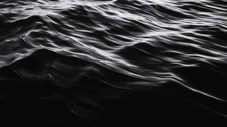 Rippling water surface
