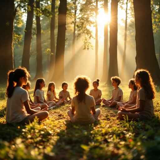 Forest Meditation Circle Forest Meditation Circle