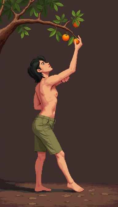 Fruit Picking Boy