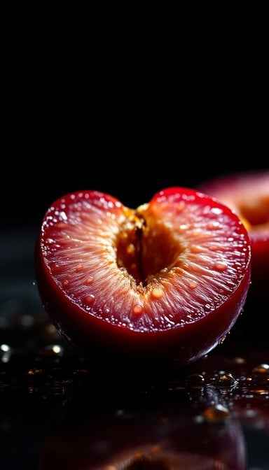Juicy Plum Heart