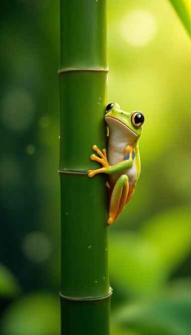 Climbing Bamboo Frog