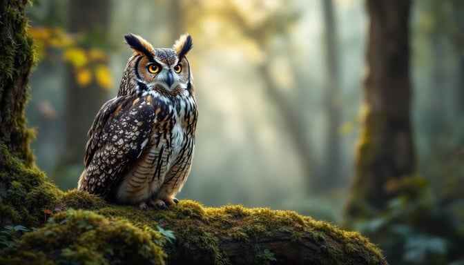 Majestic Forest Owl