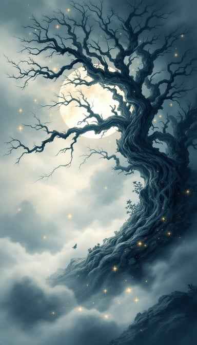 Moonlit Mystic Tree Moonlit Mystic Tree