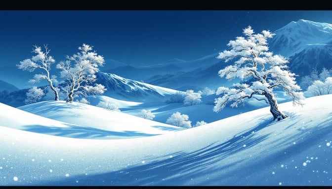 Serene Winter Mountains Serene Winter Mountains