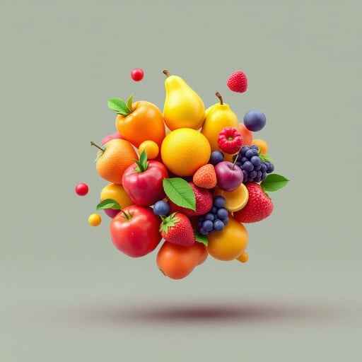 Floating Fruit Sphere