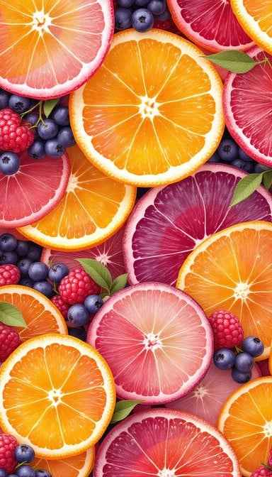 Citrus Berry Pattern