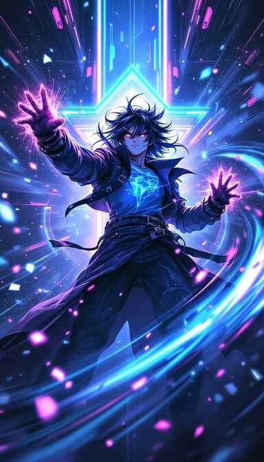 Cyberpunk Victory Pose Cyberpunk Victory Pose
