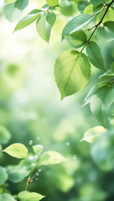 Fresh Morning Leaves Fresh Morning Leaves