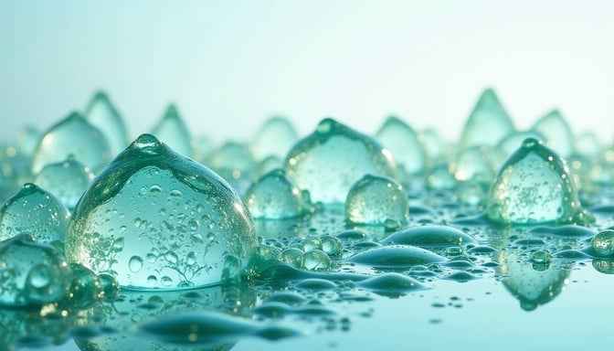 Aqua Crystal Landscape