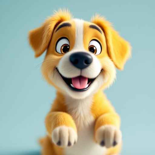 Playful Yellow Puppy Playful Yellow Puppy