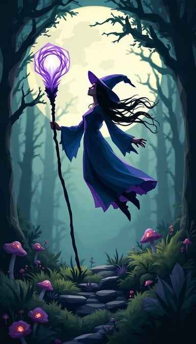 Mystical Forest Sorceress