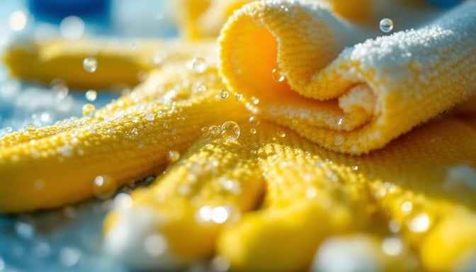 Droplets On Yellow Droplets On Yellow