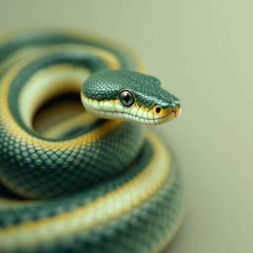 Emerald Serpent Portrait