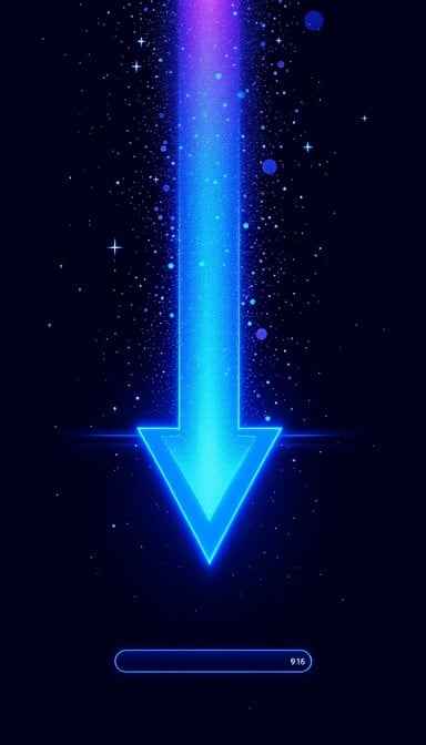 Cosmic Download Arrow
