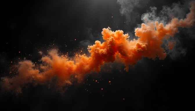 Fiery Cosmic Cloud