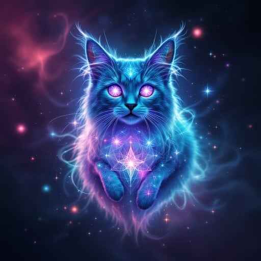 Cosmic Spirit Cat
