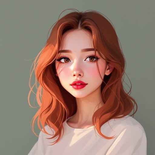 Serene Digital Portrait Serene Digital Portrait