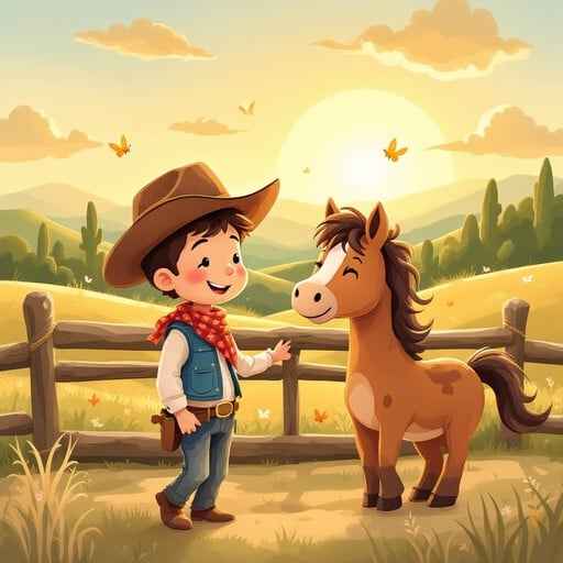 Cowboy Meets Horse