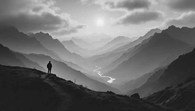 Mountains Meet Wanderer