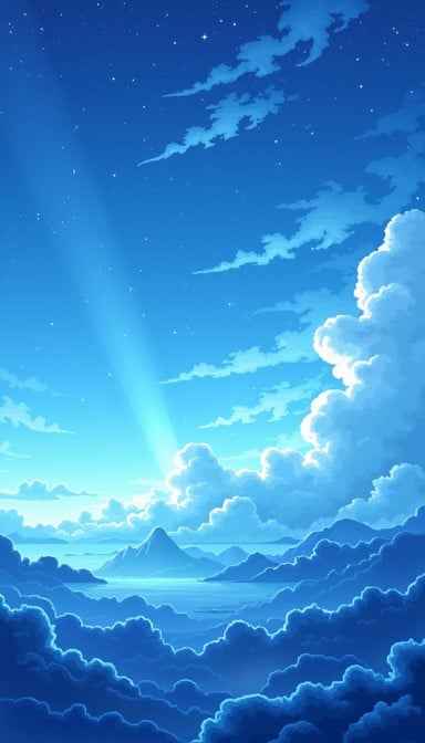 Serene Sky Pixels