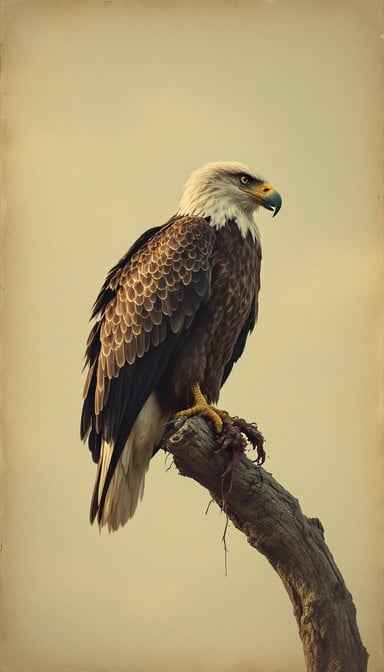 Majestic Eagle Perched