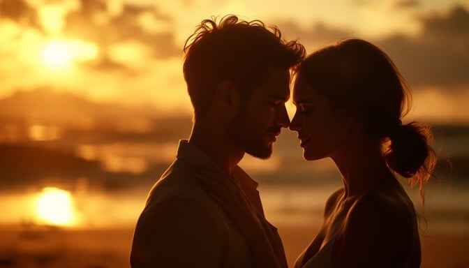 Sunset Love Silhouette Sunset Love Silhouette