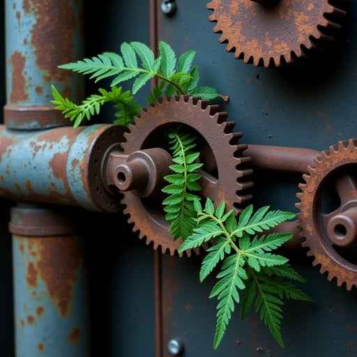 Nature Reclaims Machinery