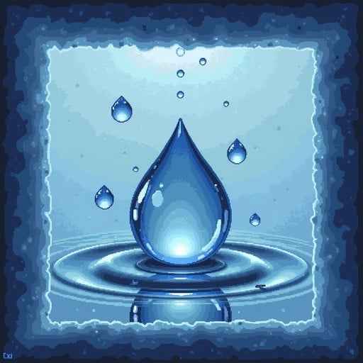 Blue Droplet Dance Blue Droplet Dance