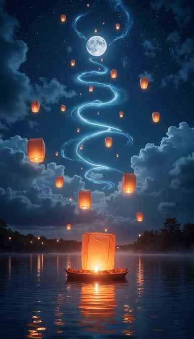 Luminous Spiral Ascent