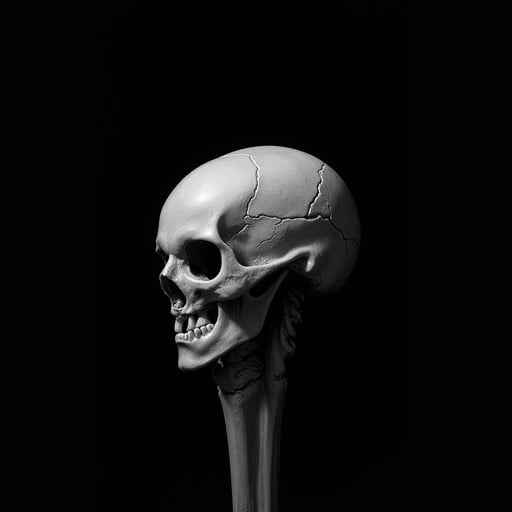 Dramatic Skull Study Dramatic Skull Study