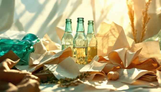 Bottles In Light Bottles In Light