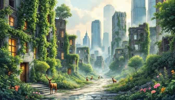 Nature Reclaims City