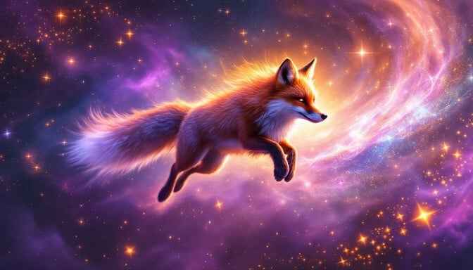 Cosmic Fox Leaps