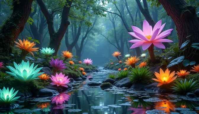 Enchanted Lotus Stream