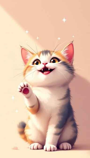 Joyful Kawaii Cat Joyful Kawaii Cat