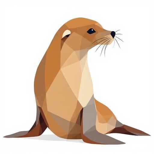 Geometric Sea Lion Geometric Sea Lion