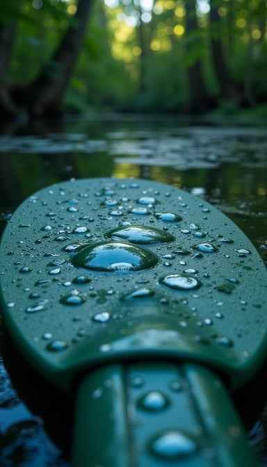 Droplets On Paddle Droplets On Paddle
