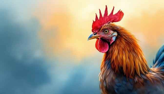 Majestic Morning Rooster Majestic Morning Rooster