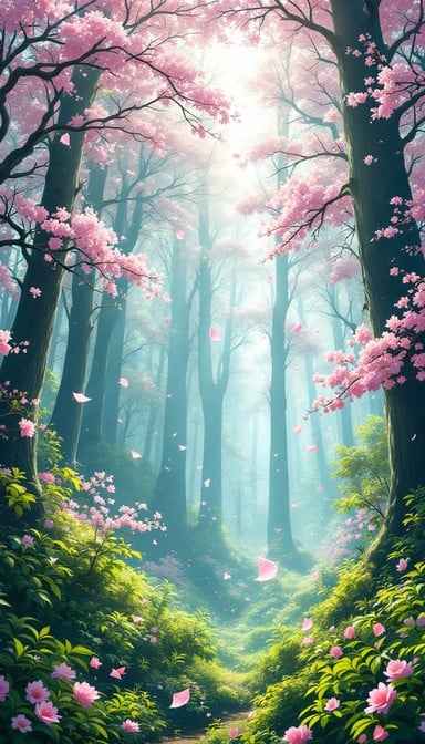 Magical Cherry Forest Magical Cherry Forest