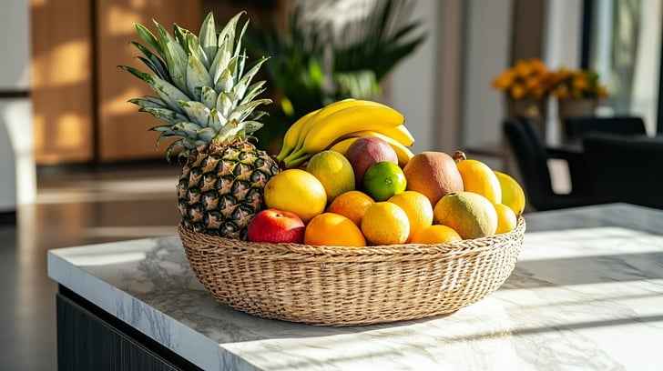 Colorful Fruit Basket Colorful Fruit Basket