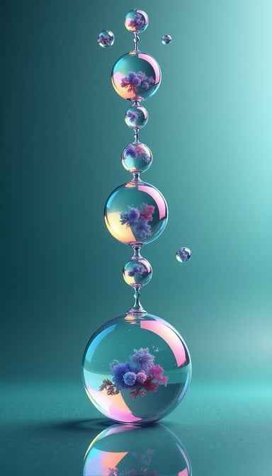 Floating Bubble Worlds