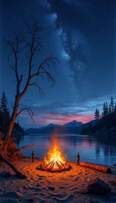 Celestial Campfire Glow
