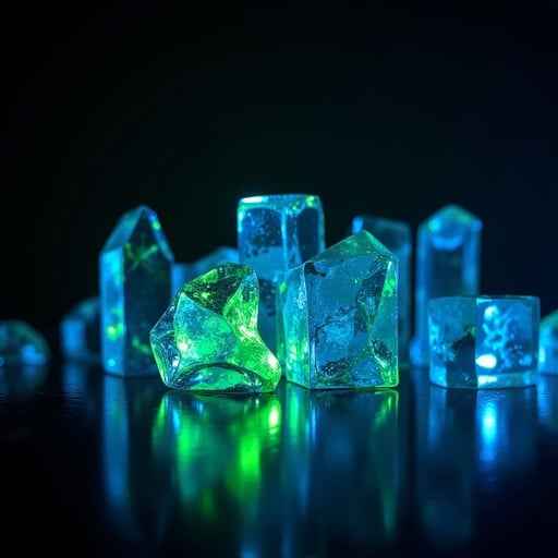 Glowing Crystal Pixels